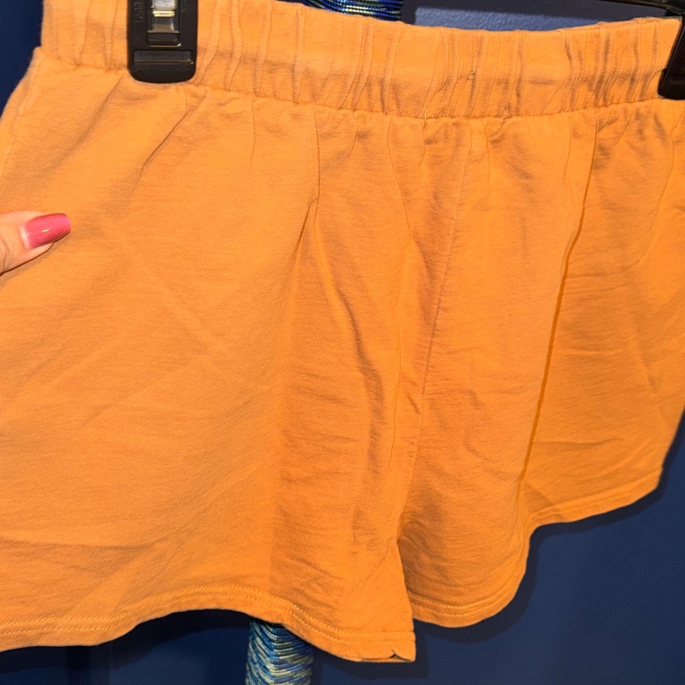 Forever 21- Women's Tan Drawstring Shorts Size Large - Picture 12 of 14